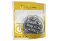 PLAFON SELLADO REDONDO ULTRAPLANO 4" BLANCO, BISEL CROMADO (ABS), 14 LEDS, FUNCION: ALTA Y BAJA, VOLTAJE: 12/24V, AMPERS: 0.230, LUMENS: 103, DIMENSIONES: (DIAMETRO: 142MM, PROFUNDIDAD: 14MM) TROGRIM: PL-273CR-04-B TROGRIM