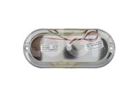 PLAFON OVALADO EXTRAPLANO (SOBREPONER) ROJO, BISEL CROMADO (ABS), 21 LEDS, FUNCION: ALTA Y BAJA, VOLTAJE: 12/24V, AMPERS: 0.360, LUMENS: 162, DIMENSIONES: (LARGO: 195MM, ANCHO: 85MM, PROFUNDIDAD: 10.5MM) TROGRIM: PL-169CR-04-R TROGRIM