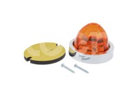 PLAFON LATERAL ARILLO CROMADO AMBAR, 18 LEDS, FUNCION: ALTA Y BAJA, VOLTAJE: 12/24V, MATERIAL: PMMA/ABS, DIMENSIONES: (DIAMETRO: 92MM, PROFUNDIDAD: 68.76MM) TROGRIM: PL-193AR-04-ABV TROGRIM