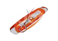 PLAFON LATERAL BISEL CROMADO AMBAR, 12 LEDS, FUNCION ALTA Y BAJA, VOLTAJE: 12/24V, MATERIAL: PMMA, DIMENSIONES: (LARGO: 160MM, ANCHO: 43MM, PROFUNDIDAD: 25MM) TROGRIM: PL-175CR-04-ABV TROGRIM