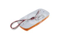 PLAFON LATERAL AMBAR 13 LEDS (BAJA 5 LEDS/ALTA 13 LEDS) ABS BLANCO, FUNCION: FIJO, MICA: DOBLE OPTICA CIRCULAR CONCENTRICA, VOLTAJE: 12/24V, AMPERS: 0.100, MATERIAL: PMMA/ABS, FMVSS: P2/P3, MONTAJE: TORNILLO, LUMENS: 45, DIMENSIONES: (LARGO: 102MM, ANCHO:50MM, PROFUNDIDAD: 20MM) TROGRIM: TROGRIM