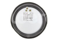 PLAFON SELLADO REDONDO 4" AMBAR, 1 FOCO, FUNCION: FIJA,  BASE HULE, MICA: RAYADA, VOLTAJE: 12V, AMPERS: 1.780, MATERIAL: PVC, PMMA, ABS, LUMENS: 58, DIMENSIONES: (DIAMETRO: 133M, PROFUNDIDAD: 52MM), NOTA: (INCLUYE: FOCO Y CONECTOR TRIPLE) TROGRIM: RJP60-243HU-A TROGRIM