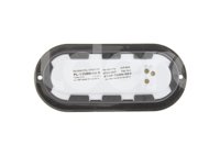 PLAFON OVALADO ROJO 10 LEDS/10 OPTICAS, BASE NEGRA, FUNCION: ALTA Y BAJA AMBAR, VOLTAJE: 12/24V, AMPERS: 0.180, MATERIAL: PMMA/ABS, FMVSS: I6/P3, LUMENS: 81, DIMENSIONES: (LARGO: 194MM, ANCHO: 87MM, PROFUNDIDAD: 34MM) TROGRIM: PL-139BN-04-R TROGRIM