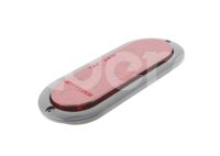 PLAFON OVALADO ROJO 10 LEDS/10 OPTICAS, BASE NEGRA, FUNCION: ALTA Y BAJA AMBAR, VOLTAJE: 12/24V, AMPERS: 0.180, MATERIAL: PMMA/ABS, FMVSS: I6/P3, LUMENS: 81, DIMENSIONES: (LARGO: 194MM, ANCHO: 87MM, PROFUNDIDAD: 34MM) TROGRIM: PL-139BN-04-R TROGRIM