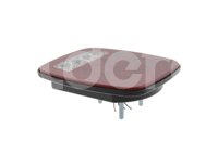 PLAFON TRASERO TIPO JEEP 16 LEDS, ABS NEGRO, FUNCION: ALTA Y BAJA, MICA: 16 OPTICAS, REVERSA: BLANCA ESTROBO, VOLTAJE: 12/24V, AMPERS: 0.300, MATERIAL: PMMA/ABS, LUMENS: 135, DIMENSIONES: (LARGO: 146MM, ANCHO: 171MM, PROFUNDIDAD: 26MM) TROGRIM: PL-CJ-03 TROGRIM
