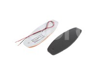 PLAFON LATERAL AMBAR 3 LEDS, ABS BLANCO, FUNCION: FIJA, MICA: HELIPTICA AYCO DE 3 OPTICAS, VOLTAJE: 12/24V, AMPERS: 0.060, MATERIAL: PMMA/ABS, FMVSS: P2/P3, LUMENS: 30, DIMIESIONES: (LARGO: 115MM, ANCHO: 41MM, PROFUNDIDAD: 24MM) TROGRIM: PL-164BB-AY-A TROGRIM