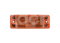PLAFON LATERAL AMBAR 5 LEDS, BISEL NEGRO (ABS), FU