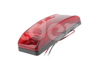 PLAFON LATERAL ROJO 5 LEDS, BISEL NEGRO (ABS), FUNCION: FIJA, MICA: RECTANGULAR RAYADA, VOLTAJE: 12/24V, AMPERS: 0.060, MATERIAL: PMMA/ABS, FMVSS: P2/P3, LUMENS: 25, DIMENSIONES: (LARGO: 150MM, ANCHO: 52MM, PROFUNDIDAD: 33.5MM) TROGRIM: PL-154BN-5-SMR TROGRIM