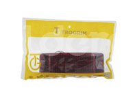 PLAFON LATERAL ROJO 5 LEDS, BISEL NEGRO (ABS), FUNCION: FIJA, MICA: RECTANGULAR RAYADA, VOLTAJE: 12/24V, AMPERS: 0.060, MATERIAL: PMMA/ABS, FMVSS: P2/P3, LUMENS: 25, DIMENSIONES: (LARGO: 150MM, ANCHO: 52MM, PROFUNDIDAD: 33.5MM) TROGRIM: PL-154BN-5-SMR TROGRIM