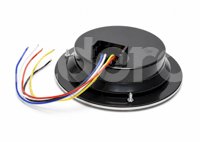 PLAFON 4" AMBAR GEL 14 LEDS CON ARO, 5 CABLES, 4 FUNCIONES, 12V/24V 4.2W (PIEZA) EN-C23 IMPORTACION