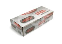 PLAFON ROJO 14 LEDS CON ARO, 5 CABLES, 4 FUNCIONES, BISEL CROMO, CON BLISTER (PIEZA) EN-C32 IMPORTACION