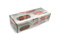 PLAFON AMBAR 14 LEDS CON ARO, 5 CABLES, 4 FUNCIONES, BISEL CROMO, CON BLISTER (PIEZA) EN-C34 IMPORTACION
