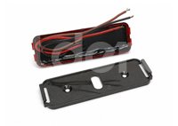 PLAFON ROJO 12 LEDS CAJITA 3 CABLES, FIJA/ESTROBO, 12/24V 1.99W (PIEZA) EN-PL0012R IMPORTACION