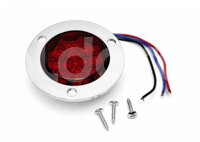 PLAFON 2" ROJO 13 LEDS LUZ ESTROBO 12V/24V 2.09W (PIEZA) MS-023 IMPORTACION