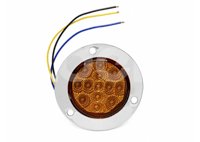 PLAFON 2 1/2" AMBAR 13 LEDS LUZ ESTROBO 12V/24V 2.12W (PIEZA) MS-024 IMPORTACION