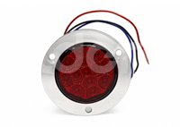 PLAFON 2 1/2" ROJO 13 LEDS LUZ ESTROBO 12V/24V 1.53W (PIEZA) MS-025 IMPORTACION