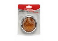 PLAFON UNIVERSAL AMBAR 19 LEDS LUZ FIJA/ESTROBO 12V/24V 2.1W (PIEZA) DC142A IMPORTACION