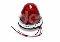 PLAFON UNIVERSAL ROJA 19 LEDS LUZ FIJA/ESTROBO 12V/24V 2.23W (PIEZA) DC142R IMPORTACION