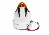 PLAFON UNIVERSAL AMBAR 26 LEDS LUZ FIJA/ESTROBO 12V/24V 2.2W (PIEZA) DC143A IMPORTACION