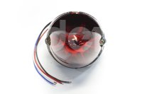 PLAFON UNIVERSAL ROJA 26 LEDS LUZ FIJA/ESTROBO 12V/24V 2.6W (PIEZA) DC143R IMPORTACION