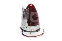 PLAFON UNIVERSAL ROJA 26 LEDS LUZ FIJA/ESTROBO 12V/24V 2.6W (PIEZA) DC143R IMPORTACION