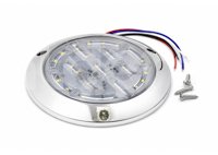 PLAFON BLANCO 30 LEDS 4 CABLES, LUZ FIJA/ESTROBO,