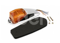 PLAFON AMBAR 21 LEDS 12V/24V ARO CON LUZ ALTA/BAJA, LUZ FIJA/ESTROBO 5 CABLES (PIEZA) RL-S230 IMPORTACION
