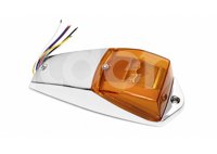 PLAFON AMBAR 21 LEDS 12V/24V ARO CON LUZ ALTA/BAJA, LUZ FIJA/ESTROBO 5 CABLES (PIEZA) RL-S230 IMPORTACION