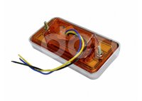 PLAFON AMBAR 15 LEDS 12V/24V FIJO/ESTROBO 3 CABLES (PIEZA) RL-S228 IMPORTACION