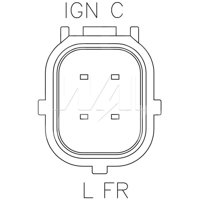 REGULADOR HONDA ACCORD, ODYSSEY, PILOT, ACURA MDX 12V IN6365 TRANSPO