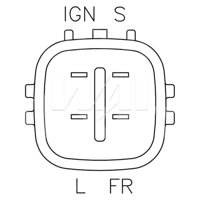 REGULADOR LEXUS 04-12, LEXUS-EUROPE 03-06, PONTIAC 09-10, SCION 05-10, TOYOTA 04-12, TOYOTA-EUROPE 00-10 IN6301 TRANSPO