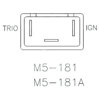 REGULADOR MOTOROLA, PRESTOLITE 8HC, 8MR 12V M5-181A TRANSPO