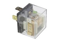 RELEVADOR UNIVERSAL 12V TRANSPARENTE LEDS 4 TERMINALES 40A RELAY IMPORTACION