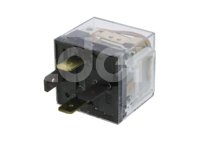 RELEVADOR UNIVERSAL 12V TRANSPARENTE LEDS 4 TERMIN