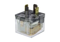 RELEVADOR UNIVERSAL 12V TRANSPARENTE LEDS 4 TERMINALES 30A RELAY IMPORTACION