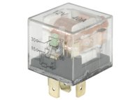 RELEVADOR UNIVERSAL 12V 40A TRANSPARENTE LEDS 5 TE