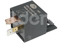 RELEVADOR UNIVERSAL HELLA 24V 60A 4 TERMINALES SIN RESISTENCIA, CON SOPORTE 003437091 RELAY HELLA