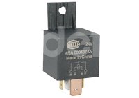 RELEVADOR UNIVERSAL HELLA 24V 60A 4 TERMINALES SIN RESISTENCIA, CON SOPORTE 003437091 RELAY HELLA