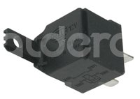 RELEVADOR UNIVERSAL HELLA 12V 40A 4 TERMINALES CON SOPORTE CON RESISTENCIA NO. ANTERIOR: 007791021. NO. NUEVO: 933332511 RELAY HELLA