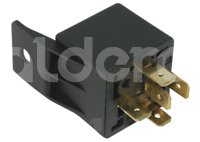 RELEVADOR UNIVERSAL HELLA 12V 40A 5 TERMINALES T87 CON SOPORTE. NUMERO ANTERIOR: 2-038, NUEMRO NUEVO 933791121 RELAY HELLA