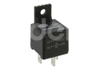 RELEVADOR UNIVERSAL HELLA 24V 30A 4 TERMINALES CON SOPORTE, SIN RESISTENCIA 965400031, 965400101 RELAY HELLA