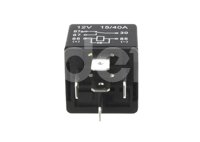 RELEVADOR UNIVERSAL HELLA 12V 15A (CARGA CAPACITIVA) / 40A (CARGA INDUCTIVA) CON DIODO SUPRESION, 5 TERMINALES 933332277, 2-074, 933332627, 4RD 933 332 277 RELAY HELLA