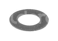 RONDANA PLANA WAI MARCHA FORD MOD 4", 4"-1/2", MEDIDAS: DIAMETRO INTERNO: 5/8", DIAMETRO EXTERNO: 1-1/8", ESPESOR: 0.79MM  (0.031"), MATERIAL: FIBRA, NOTA: USAR EN ARMADURA C.E, FORD: 18-11036, SZ588, WAI: 84-7604 WAI