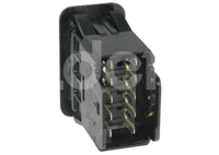 SWITCH TECLA 2 POLOS ON-OFF-ON VERDE 12A 12-24V SD4SKK4G M0031