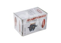 SWITCH BOTON REDONDO ROJO 1 PASO 2 TERMINALES 3 AMPERES IMPORTACION