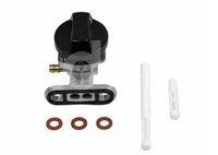 LLAVE GASOLINA MOTOCICLETA ITALIKA TV250 CON REVERSA 14-18, ATV250 NEGRA LLA-4405-0096 QUMO