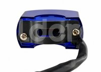SWITCH APAGADOR MOTOCICLETA UNIVERSAL 2 CABLES AZUL BOT-3242-5001A QUMO