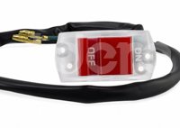 SWITCH APAGADOR MOTOCICLETA UNIVERSAL 2 CABLES TRANSPARENTE BOT-3242-5001B QUMO