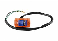 SWITCH APAGADOR MOTOCICLETA UNIVERSAL 2 CABLES NARANJA BOT-3242-5001T QUMO