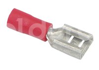 TERMINAL HEMBRA CON AISLANTE ROJA F-250RC IMPORTACION
